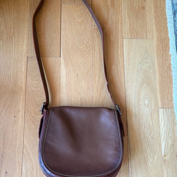 Coach 1941 Large Saddle Bag Brown/Tan - Picture 10 of 11